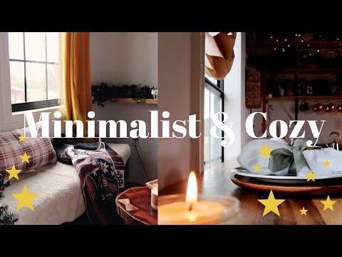 🎄✨️A minimalist Chistmas Tiny HOME TOUR🕯❄️ MINIMALISM and SIMPLE LIVING