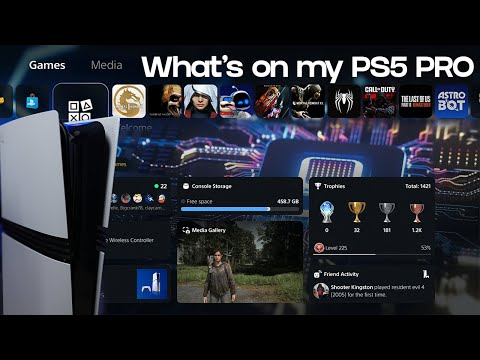 What's On My PS5 Pro?! - Theme Setup, Game Collection & Storage