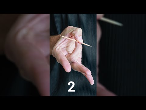 I learned to Throw a Toothpick (into stuff)