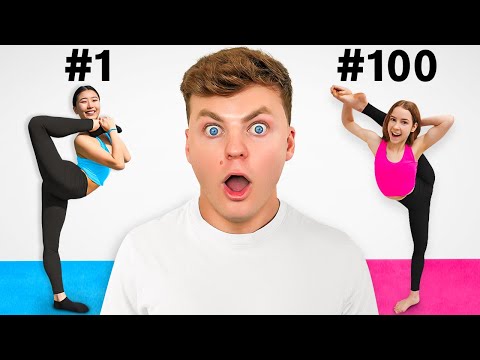 100 Gymnastics Dares in 1 Hour!