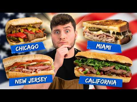 Cooking and Ranking the BEST Sandwiches in the USA (Italian Beef, Cubano, Tri Tip, Italian Hoagie…)