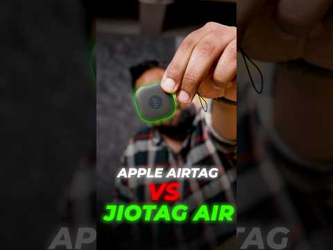 ₹1500 JioTag Air vs ₹3000 Apple AirTag 😱 #shorts