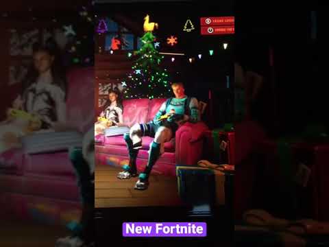 Brand new winter fest fortnite winter lodge