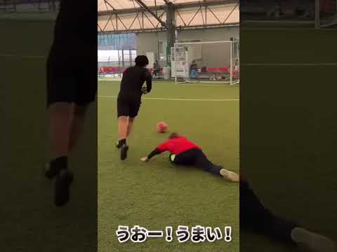 日本代表が素人達を撃破 #1vs1#soccer#futsal#football#ドリブル#shorts