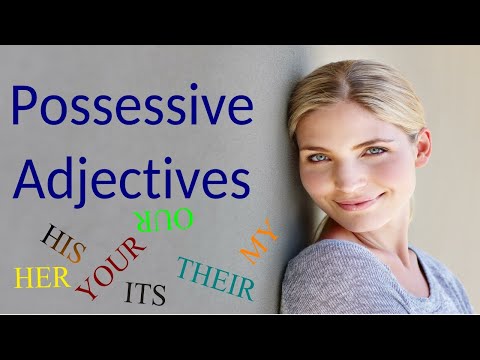 Possessive adjectives elementary