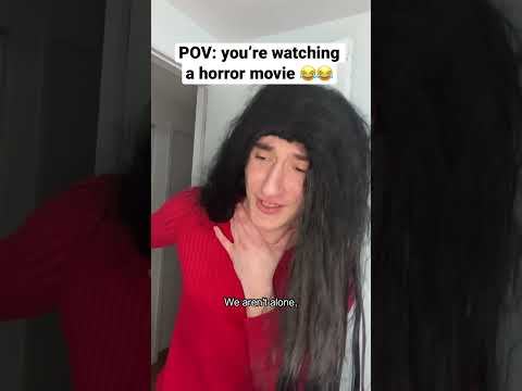 Horror movie trailers be like #shorts #funny #comedy