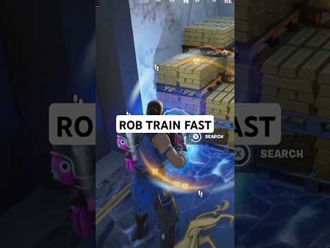 How To Rob The Fortnite Train in 10 Seconds