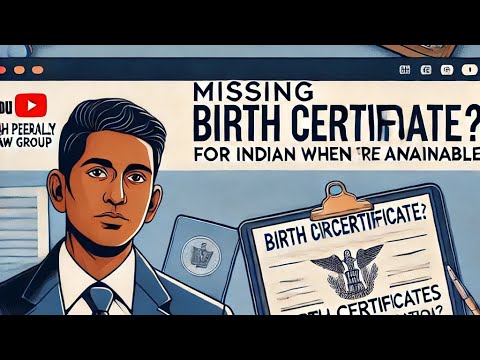 Navigating U.S. Immigration Without a Birth Certificate: Expert Tips! by Shah Peerally Law