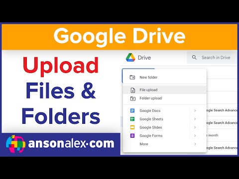 How to Upload Files and Folders to Google Drive