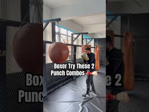 Boxer Try These 2 Punch Combo #boxing #boxingtips #combo