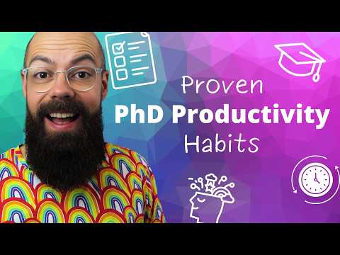 5 Proven Habits for Monster PhD Productivity