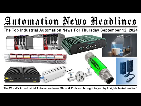 Automation News Headlines for Thursday September 12, 2024