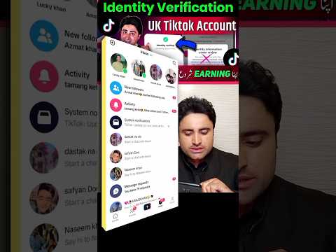 Proof !🇬🇧  Uk tiktok Account identity verification 🤑 ✅  | #uktiktokaccount #tiktok #shorts