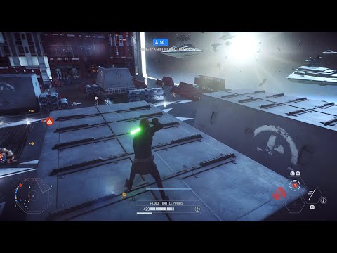 STAR WARS Battlefront II Galactic Assault (PS5) Luke Skywalker Gameplay