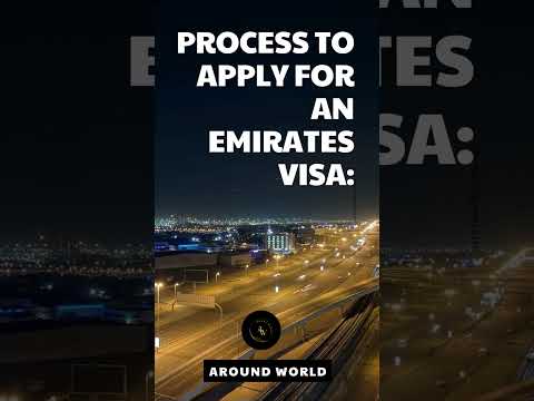 PROCESS TO APPLY FOR AN EMIRATES VISA