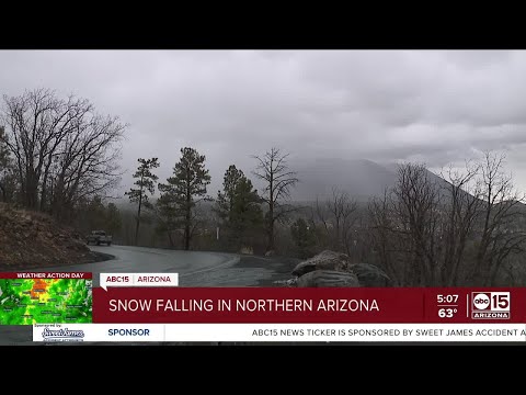 Rain hits the Valley, snowfall in high country amid winter storm