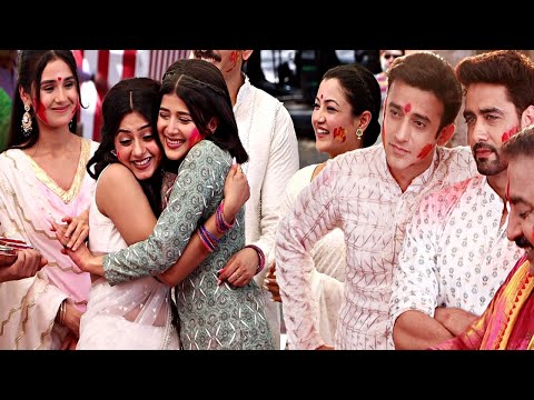 Yeh Rishta Kya Kehlata Hai Today Episode - Abhira, Armaan, Ruhi, Charu Playing Holi Together!