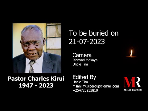 MSANII MUSIC GROUP MESSAGE OF CONDOLENCES TO LILIAN KIRUI AFTER THE LOSS OF HER FATHER CHARLES KIRUI