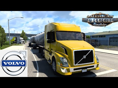 [ATS v1.43] Volvo VNL 730 Carrying 20 Tonne Double Cement Trailer | American Truck Simulator Hindi