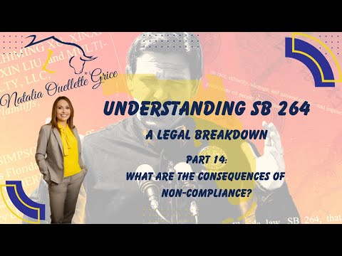 Understanding SB 264 - Part 14 - What are the consequences of non-compliance?