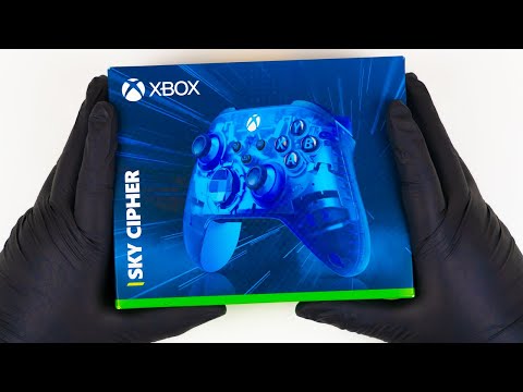 Xbox Series X Controller Sky Cipher Unboxing - ASMR