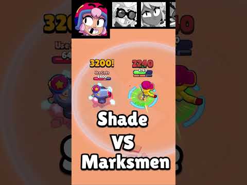 Shade 1v1 VS Every Marksmen #brawlstars