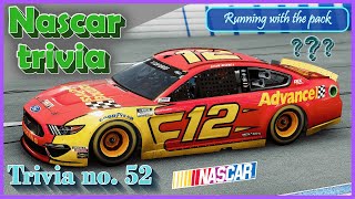 Nascar Trivia -_- The 52nd Trivia Question -_- Pack Racing