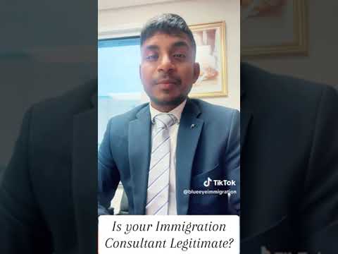 How do I know if a Immigration Consultant is legitimate Explained || Blue Eye Immigration