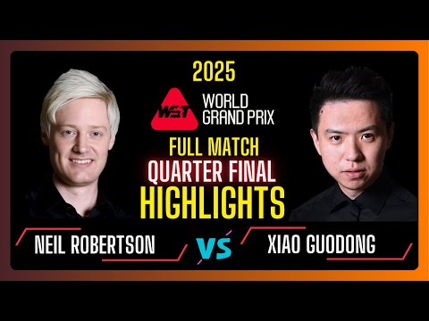 Neil Robertson vs Xiao Guodong Quarter Final Full Highlights | World Grand Prix 2025 | #snooker2025