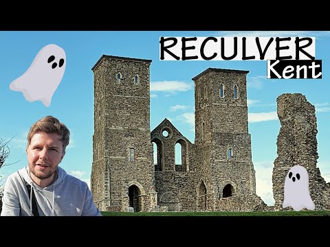 A Spooky Visit To The HAUNTED RUINS Of RECULVER TOWERS In Kent!