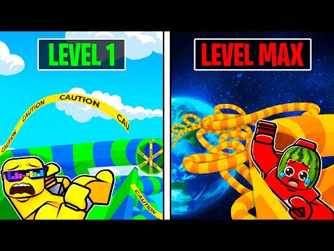 LEVEL 1 to LEVEL MAX Roblox Water Slides