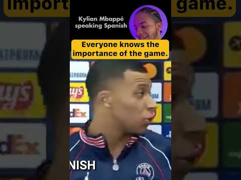 Kylian Mbappé speaking SPANISH - guess where he learned