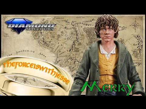 MERIADOC BRANDYBUCK (MERRY) - LORD OF THE RINGS DELUXE FIGURE BY DIAMOND SELECT TOYS