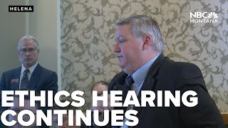 Senate Ethics Committee hearing on Sen. Ellsworth's contract practices continues