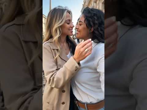 Two mature women kiss in a selfie in Rome #lesbian #kiss #lgtb #selfie