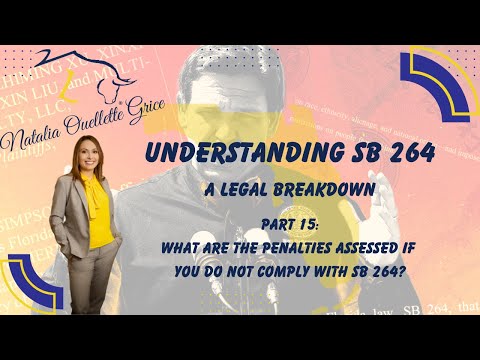 Understanding SB 264 - Part 15 - The Penalties Associated with Non-Compliance.