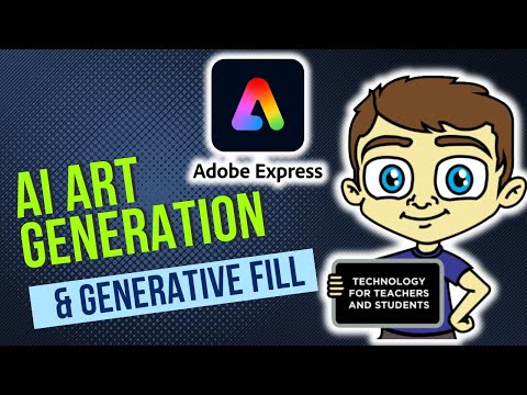 Adobe Express AI Art Generation and Generative Fill