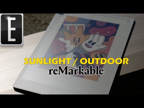 EINK Gallery 3 OUTDOOR TEST Remarkable Paper Pro