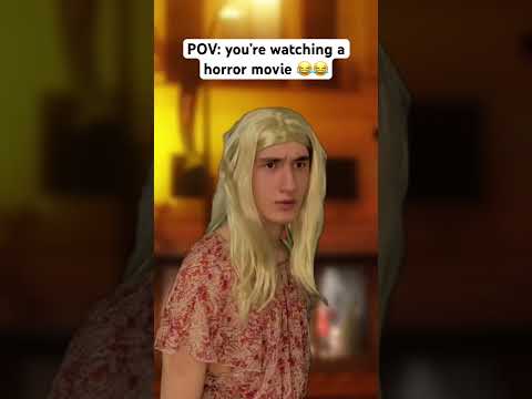 Horror movie trailers be like (Serbian Dancing Lady edition) #shorts #funny #comedy