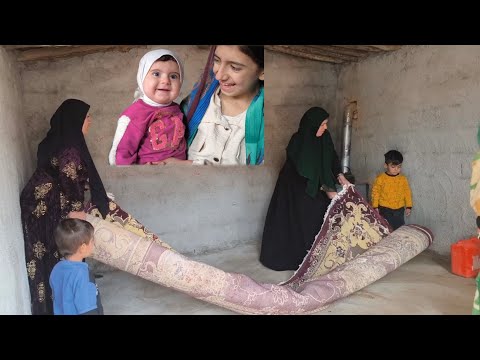 Life in the Mountains: The Joy of a Widow and Her Daughters from a Charity Woman's Carpet Gift