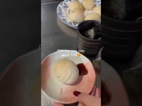 POV: you love cozy snack time;)  #baking #bread  #nightsnack #homebaking