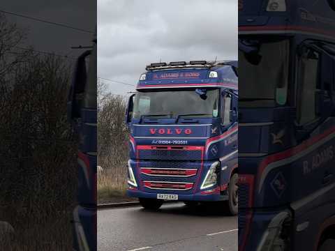 R Adams Volvo FH5 #truck at Trafford Park #shortvideo #shorts #youtubeshorts