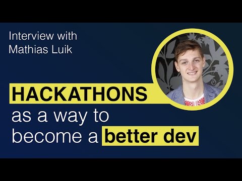 Use HACKATHONS to become a better developer - Interview with Mathias Luik