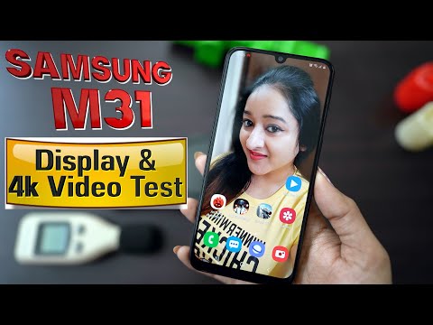 Samsung Galaxy M31 - 4K Video & Display Test