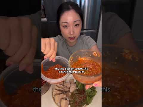 Eating like royalty😮‍💨#mukbang #porkbelly #rawmarinatedcrab #bossam #gejang