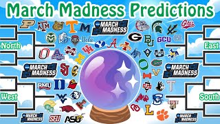 *PERFECT* FULL March Madness 2025 Tournament Bracket Predictions!