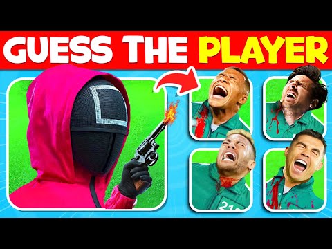 SQUID GAME 2 QUIZ🩸😱🤑 Can You Guess Footballers Playing SQUID GAME? Ronaldo, Messi, Mbappe