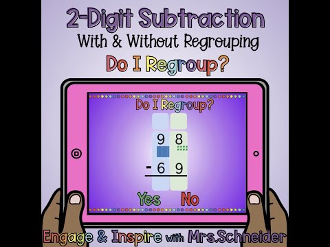 Do I Regroup? 2-Digit Subtraction Boom Cards