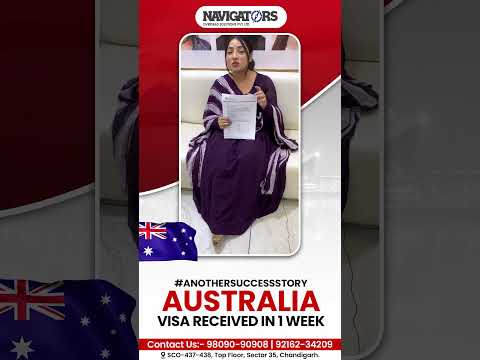 Australia Study Visa Success Story | Australia Study Visa | Australia visa received within 1 Week