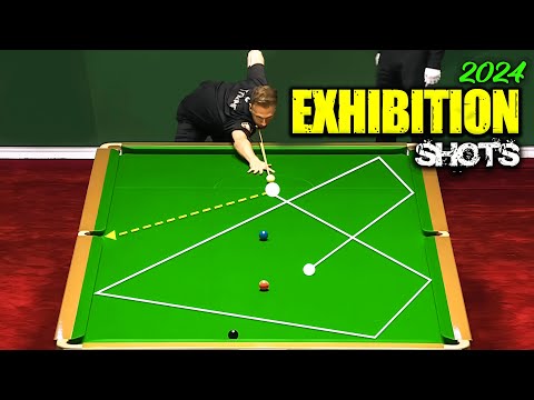 All Exhibition Snooker Shots Of 2024 (Curve, Power, Spin, Crazy Trick Shots)